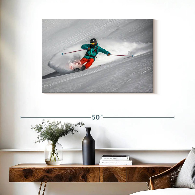 Gastein Snow Skier, H 24 po x l 36 po