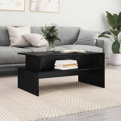 Coffee Table Engineered Wood Living Room Modern Rectangular Stylish Low