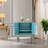 Hand Painted Solid Wood Cabinet
