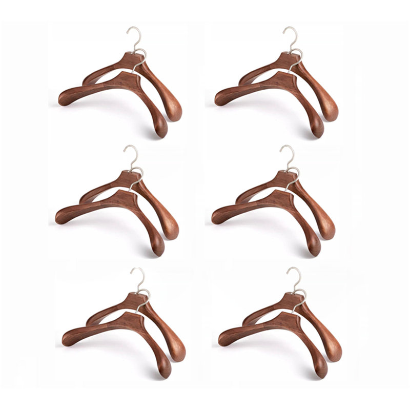 Solid wood women's clothes hanger, 8