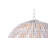 Moon 1-Light Rattan Pendant - White