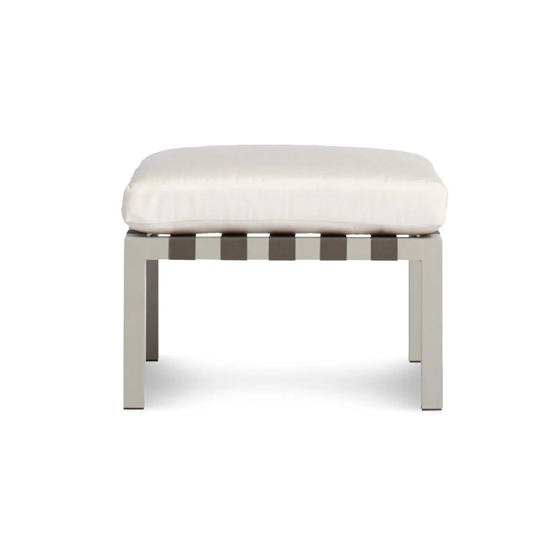 Jibe Outdoor Ottoman, Canvas Canvas Sunbrella® Canvas