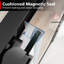 185*140*0.6cm, Safe and Easy-To-Clean Sliding Shower Enclosure with Side Panels, Black