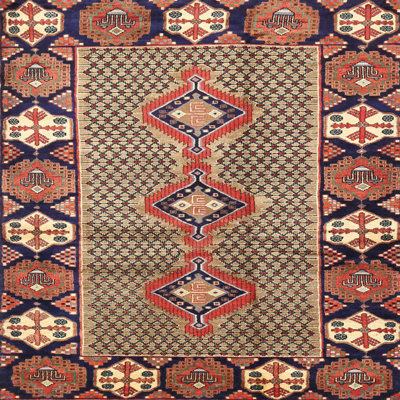 Tapis brun Southwestern