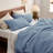 Essential Collection 100% Cotton Waffle Weave Duvet Cover Set-106246729-109512985