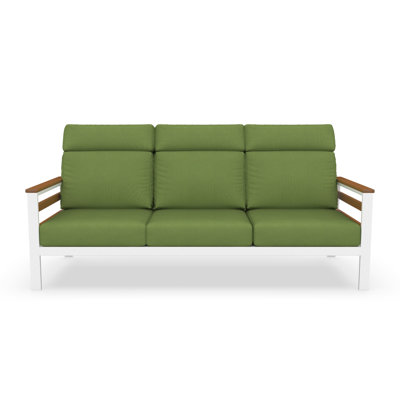 Townsend Metal Outdoor Sofa With Sunbrella Cushion
