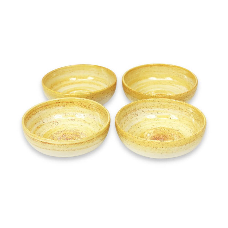 Baris Pastel Beach - Shallow Bowl, Orange