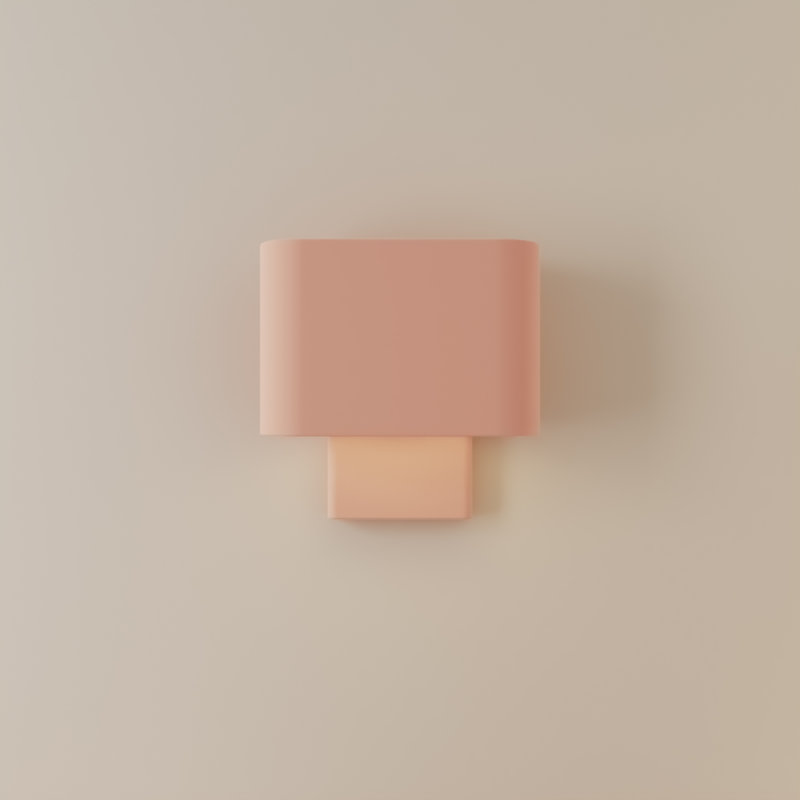 Kalli Wall Sconce, Blossompink