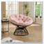 360° Swivel Indoor Outdoor Rattan Chair with Soft Thick Cushion-1825551348