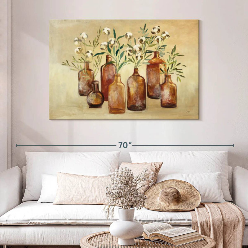 Harnek, coton, nature morte I, H 32 po x l 48 po