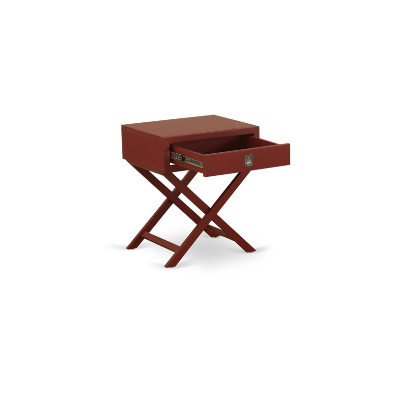 Ensemble de chambre à coucher moderne 3 pièces - Structure de lit capitonnée à boutons très grand - Tête de lit tapissier en velours taupe brun et table de chevet à finition bourgogne