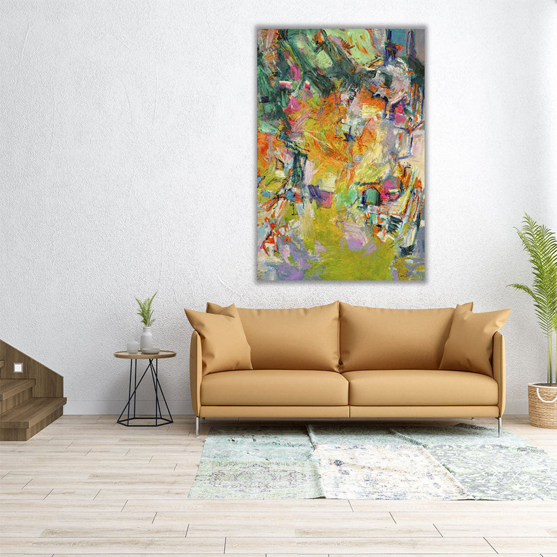 Syncopation III - reproduction d'art sur toile, H 48 po x l 32 po