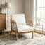 Fauteuil moderne, fauteuil d'appoint avec structure en bois massif-1510528316