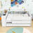 Twin Daybed with Trundle Wood with Built-in-Desk-944818405
