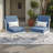 Patio Aluminum & Wicker Lounge Chair With Cushions  & Pillows (Set of 2)-101826284-101826285