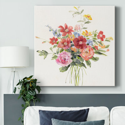 «Bunch Of Summer Posies II», reproduction sur toile