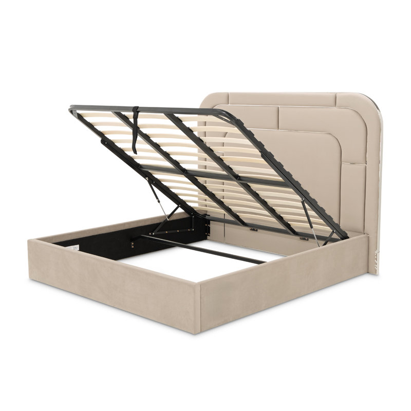 Orchid Velvet Bed, Queen