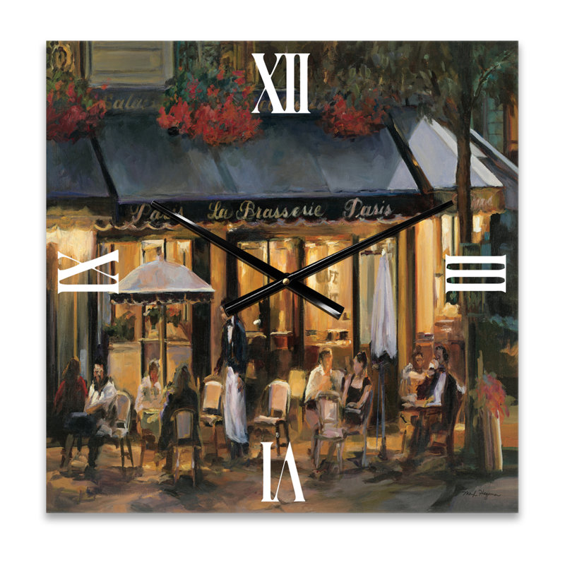 Horloge murale traditionnelle La Brasserie des Champs-Élysées Paris, Grand