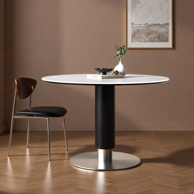 Small-sized round dining table
