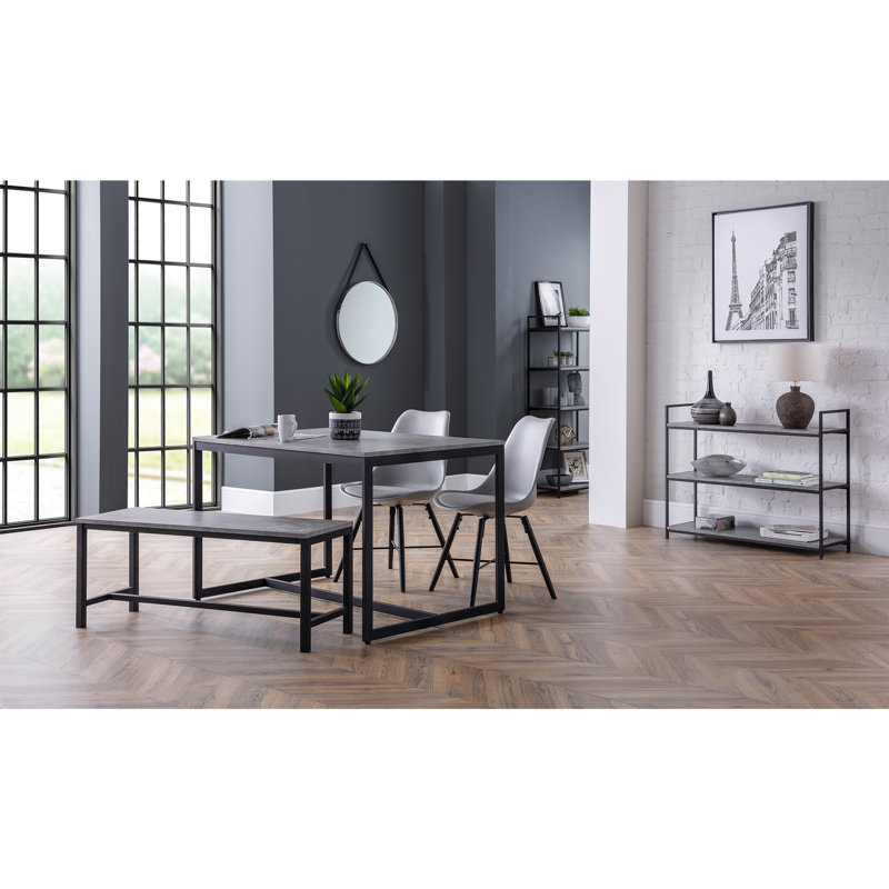 Adorján Side Chair, Grey/Black