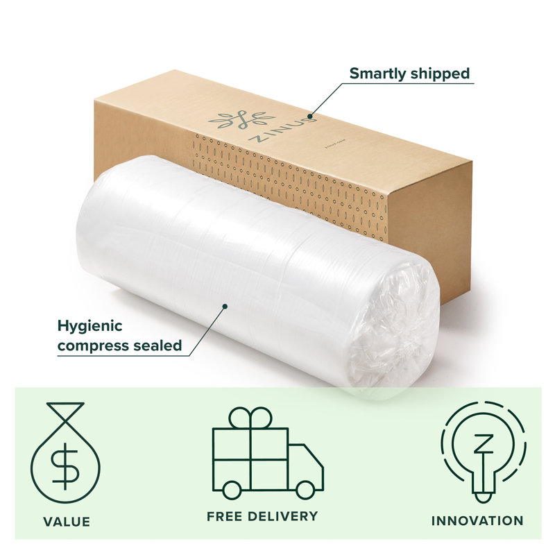 Zinus Medium Memory Foam Mattress, Queen, 6"