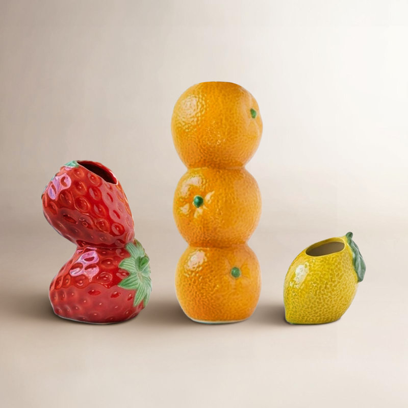 Ensemble de trois vases en céramique, 3