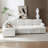 Oversized Modular Storage Sectional Sofa Couch for Living Room with Convertible Sleeper