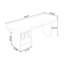 Bureau rectangulaire moderne et simple blanc-1464899601-1464899605