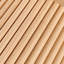 Table basse ronde en placage de bois, table basse en MDF avec base en métal, table d'appoint pour salon, salle de réception-215023182