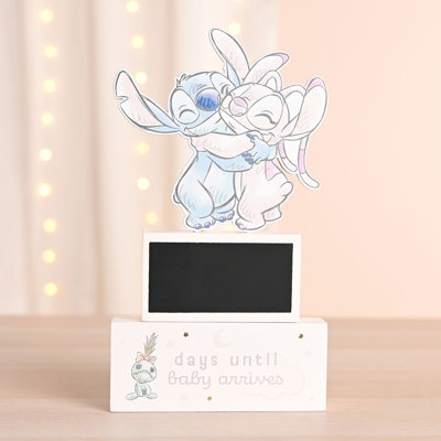 Stitch Baby Countdown Plaque