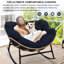 Coussin de chaise berçante d'extérieur, coussin de chaise Papasan de 6,3 po d'épaisseur-111508956