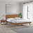 Platform Bed with Oval Headboard-904961010