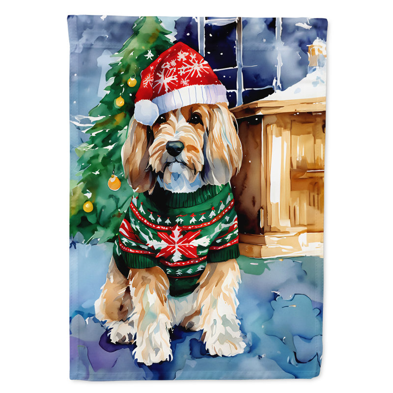 Double Sided Polyester Christmas, 40'' H x 28'' W