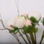 Arrangement floral de ferme artificielle, fleurs de pivoines dans un vase avec de l'eau artificielle pour les centres de table de salle à manger-1092270526
