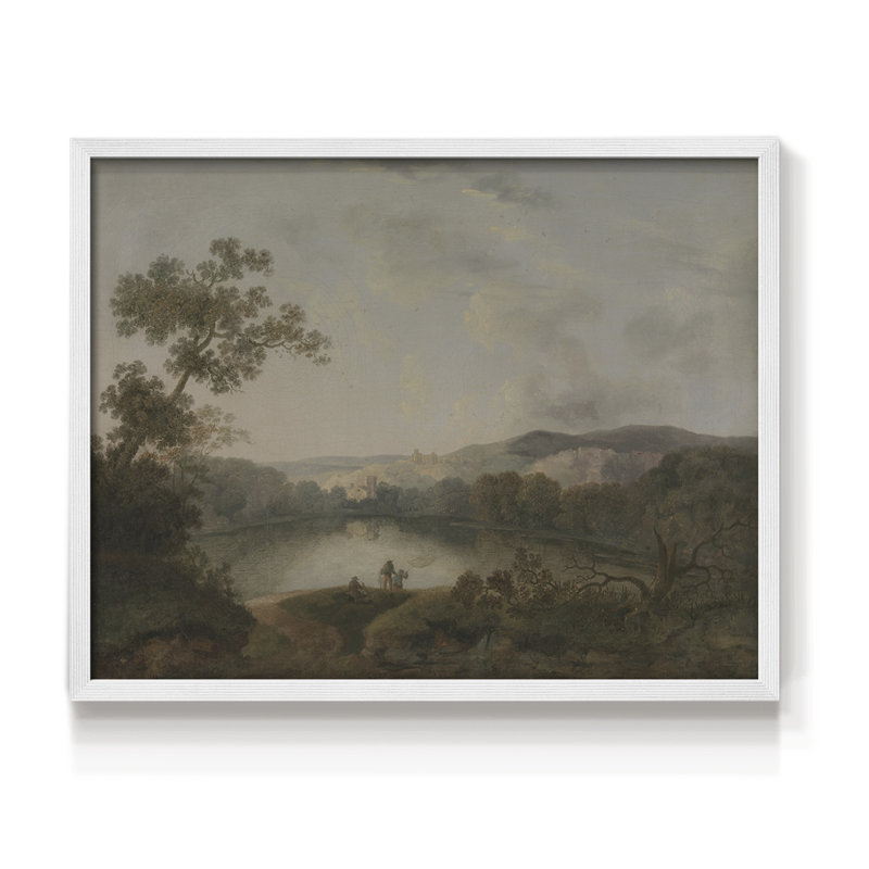 Paysages rétro-CCIX - reproduction encadrée, H 11 po x l 14 po, Blanc