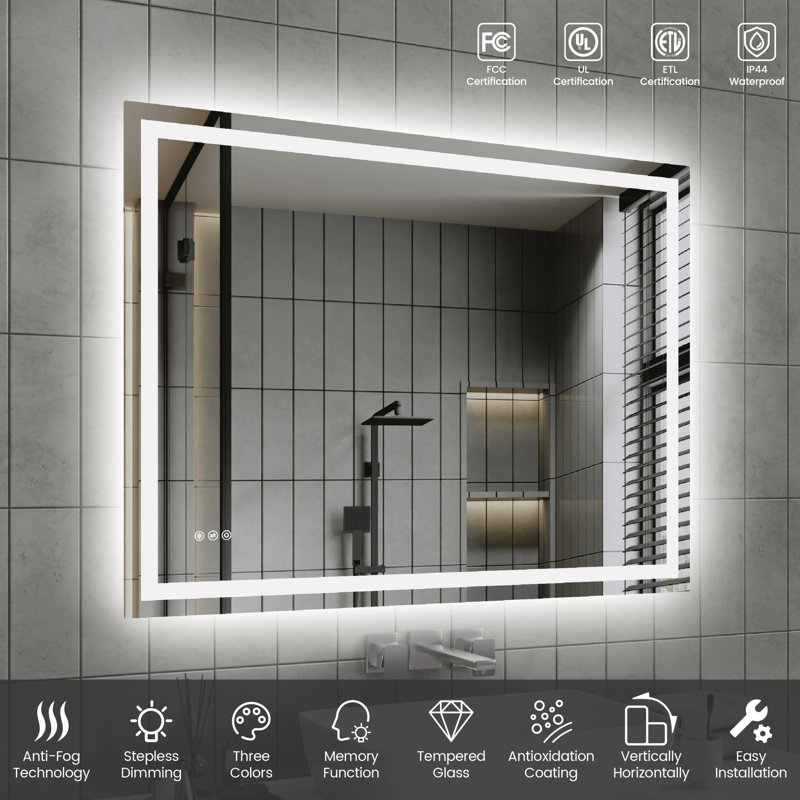 Miroir de salle de bain Stepless