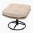 Emrys Upholstered Swivel Armchair with Ottoman