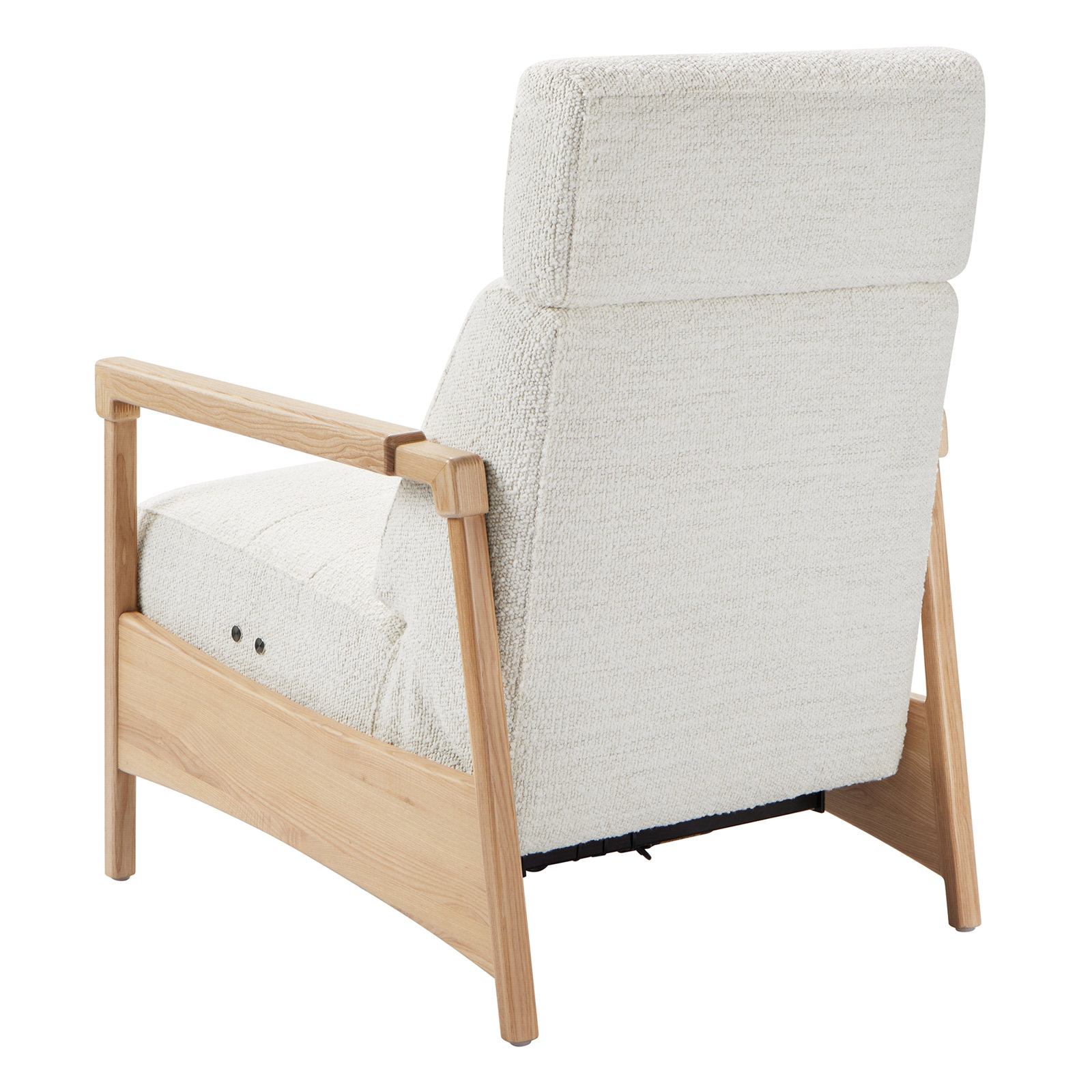 Amada 28" Manual Recliner, Merino Pearl Performance Boucle