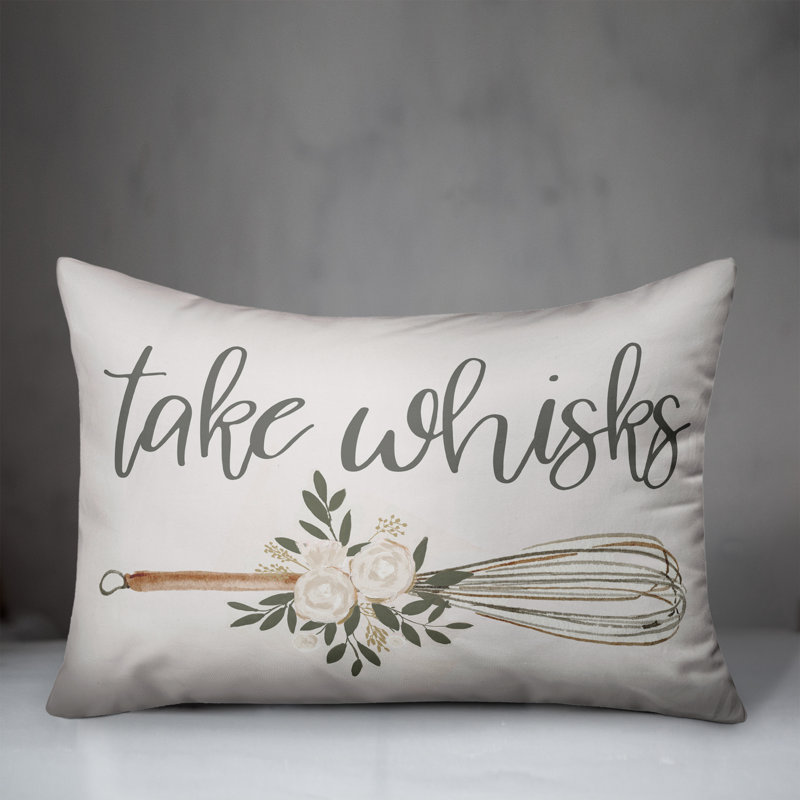 Take Whisks Rectangular Pillow Cover & Insert
