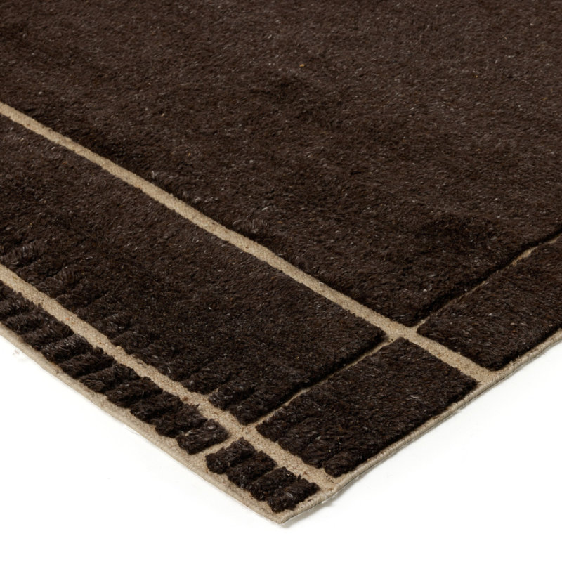 Tillman Hand-Knotted Rug-Tillman Espresso-10'x14', Rectangle 10' x 14', Tillman Espresso