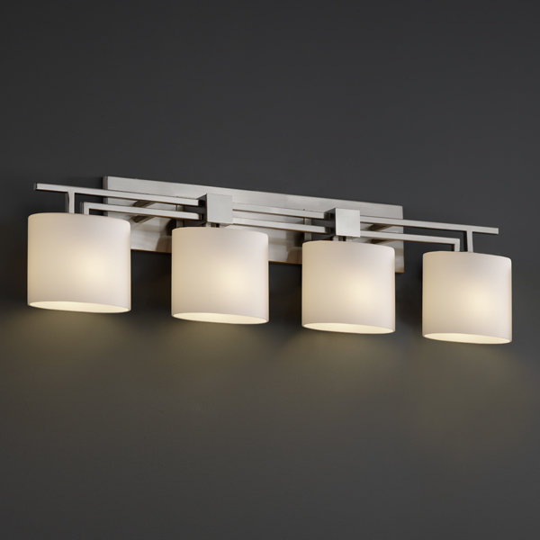 Carols 4 - Light Vanity Light, Weave, Nickel