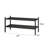Stackable 2-Tier Industrial Shoe Rack 11"X27"X13" - Versatile Storage Solution For Closet And Hallway-244618847