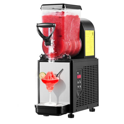 Slushie Machine, 6L/1.6Gal Commercial Slushy Maker, Frozen Drink Maker with Self-Cleaning, Margarita Machine for Restaurants Bars Party for Slushie, Margaritas, Milkshake & More