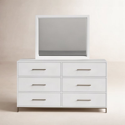 Marino 6 - Drawer Dresser with Mirror
