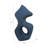 Abstract Pottery Paper Mache Modern Sculpture With Curved Silhouette And Contemporary Artistic Design-82841260