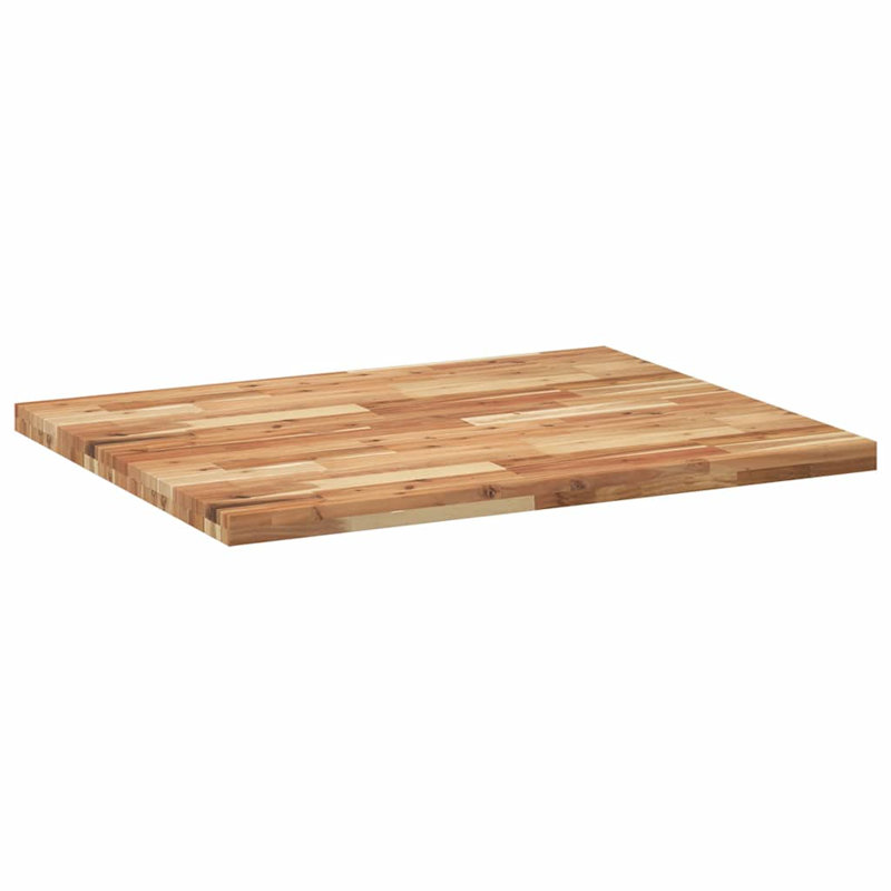 Solid Wood Table Top, 2cm H x 80cm W x 70cm D, Oil
