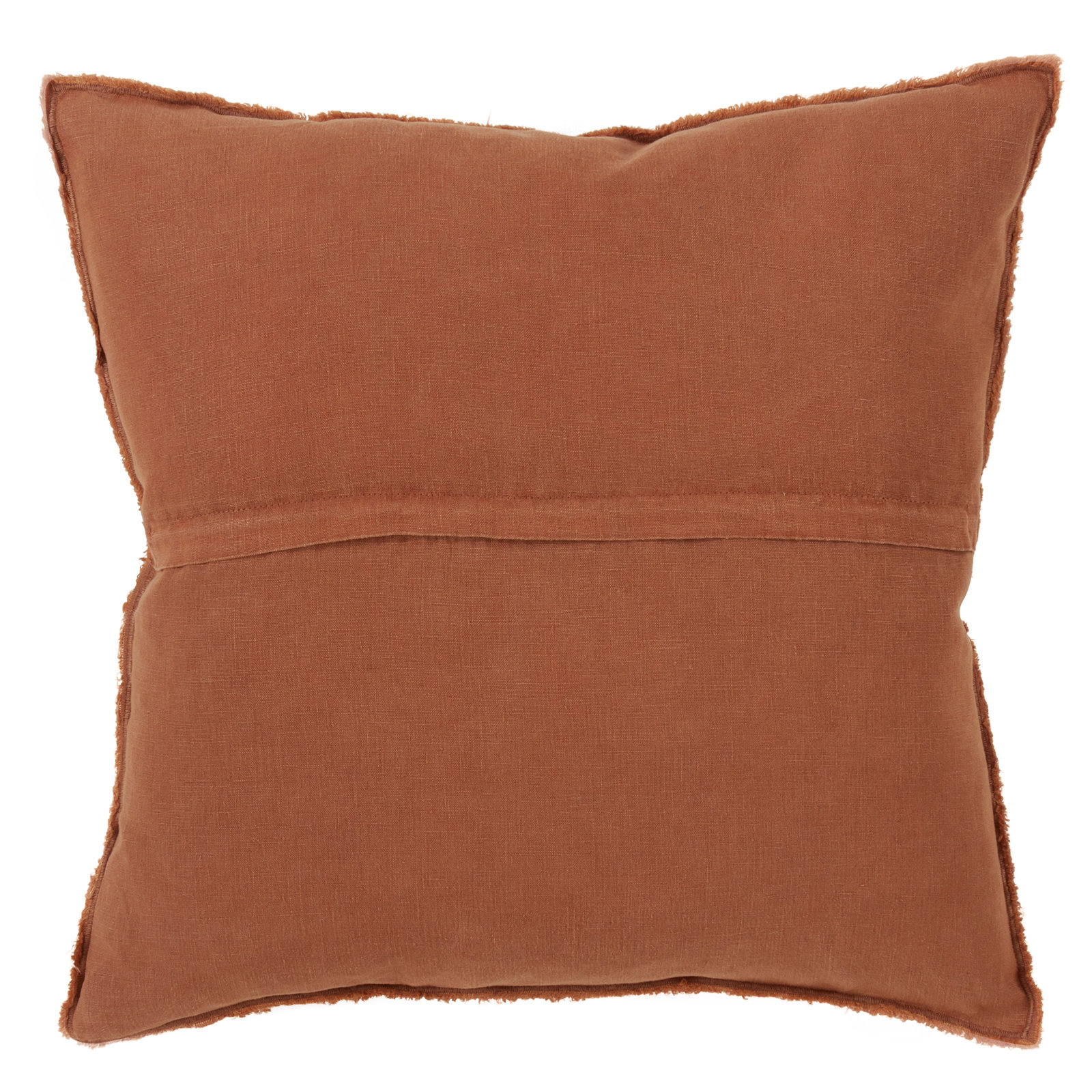Filia 20" x 20" Linen Throw Pillow, Terracotta