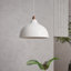 1 - Light Natural Dome Pendant