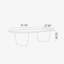  Table basse Willa Modern Farmhouse