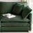 L-Shaped Chenille Sectional Sofa with Ottoman - 2-Seater Loveseat for Small Spaces, Breathable Fabric & Easy Assembly-1241176093